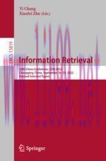 [PDF]Information Retrieval: 28th China Conference, CCIR 2022, Chongqing, China, September 16–18...
