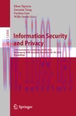 [PDF]Information Security and Privacy: 27th Australasian Conference, ACISP 2022, Wollongong, NS...