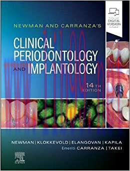 [AME]Newman and Carranza’s Clinical Periodontology and Implantology, 14th Edition (Original PDF...