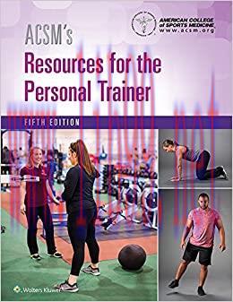 (PDF)ACSM’s Resources for the Personal Trainer