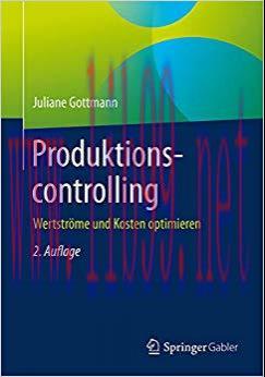 (PDF)Produktionscontrolling: Wertströme und Kosten optimieren (German Edition) 2nd Edition