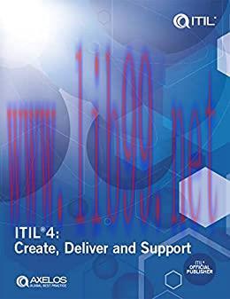 (PDF)ITIL®4: Create, Deliver and Support