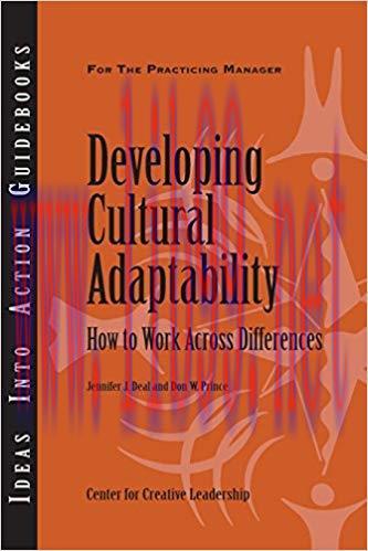 (PDF)Developing Cultural Adaptability: How to Work Across Differences 1st Edition