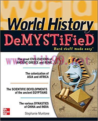 (PDF)World History DeMYSTiFieD 1st Edition by Stephanie Muntone