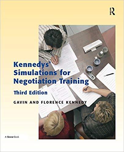 (PDF)Kennedys’ Simulations for Negotiation Training 3rd Edition