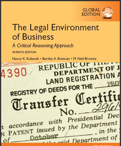 (Test Bank)The Legal Environment of Business,7th Global Edition.zip