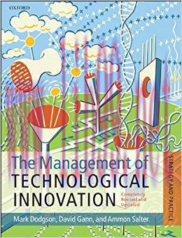 (PDF)The Management of Technological Innovation: Strategy and Practice 2nd Edition