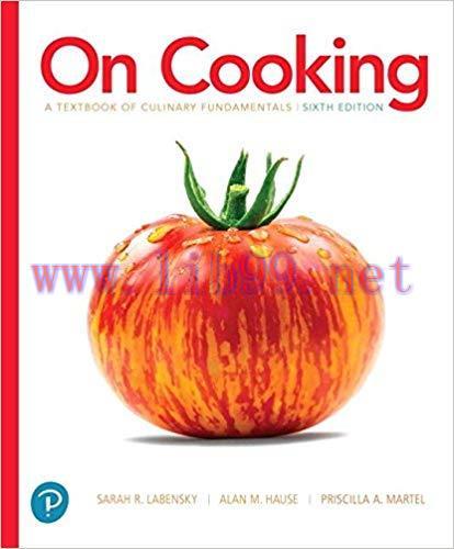 [PDF]On Cooking A Textbook of Culinary Fundamentals (6th Edition)