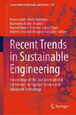 Recent Trends in Sustainable Engineering