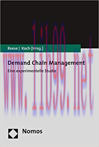 (PDF)Demand Chain Management: Eine experimentelle Studie 1st Edition