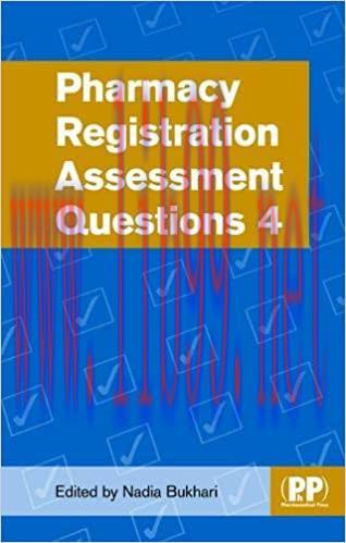 [AME]Pharmacy Registration Assessment Questions 4 (ORIGINAL PDF from_ Publisher)
