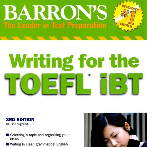 Barron's Writing for the TOEFL iBT
