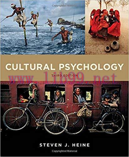 [PDF]Cultural Psychology, 3rd Edition [Steven J. Heine]