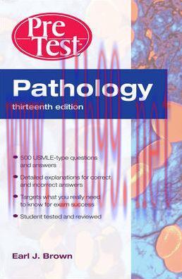 [AME]Pathology PreTest Self-Assessment and Review 13th Edition (EPUB)