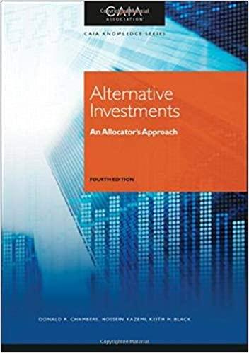 Alternative Investments An Allocator’s Approach 4th Edition