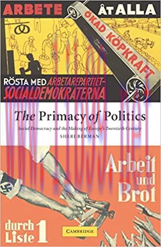 (PDF)The Primacy of Politics: Social Democracy and the Making of Europe’s Twentieth Century