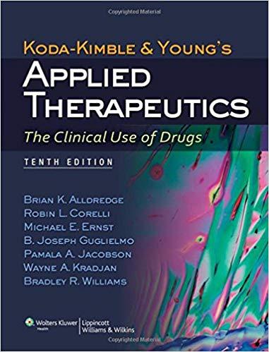 Koda-Kimble and Young’s Applied Therapeutics 10th Edition