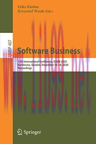 [FOX-Ebook]Software Business: 11th International Conference