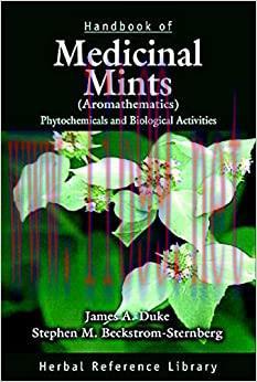 [AME]Handbook of Medicinal Mints ( Aromathematics): Phytochemicals and Biological Activities, H...