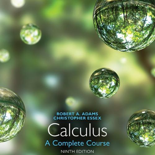 Calculus_ A Complete Course 9th - Robert A. Adams & Christopher Essex