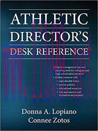 Athletic Director’s Desk Reference 1st Edition,