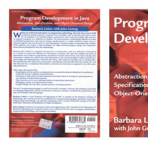 Program Development in Java