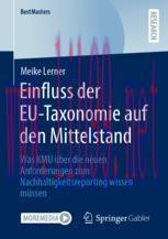 [PDF]Einfluss der EU-Taxonomie auf den Mittelstand: Was KMU über die neuen Anforderungen zum Na...
