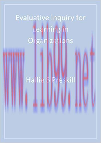 (PDF)Evaluative Inquiry for Learning in Organizations (Soldier Creek Music Series; 4) 1st Editi...