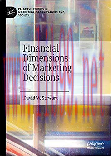 (PDF)Financial Dimensions of Marketing Decisions (Palgrave Studies in Marketing, Organizations ...