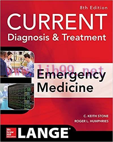 [AME]CURRENT Diagnosis and Treatment Emergency Medicine, 8th edition (Original PDF From_ Publis...