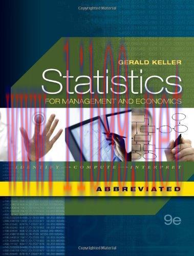 [FOX-Ebook]Statistics for Management and Economics, Abbreviated Edition