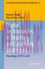 [PDF]Digital Technologies in Teaching and Learning Strategies: Proceedings of DTTLS-2021