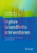 [PDF]Digitale Gesundheitsinterventionen: Anwendungen in Therapie und Prävention