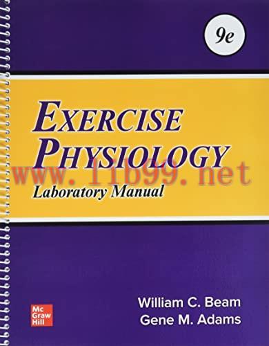 [FOX-Ebook]Exercise Physiology Laboratory Manual, 9th Edition