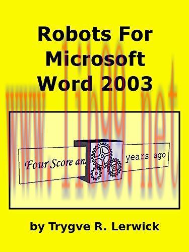 [FOX-Ebook]Robots for Microsoft Word 2003
