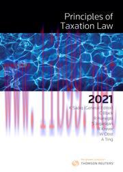 (PDF)Principles of Taxation Law 2021