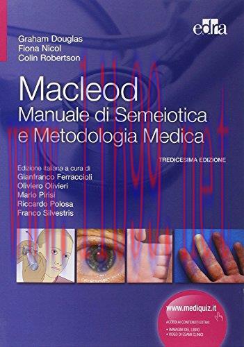 [AME]Macleod. Manuale di semeiotica e metodologia medica, 13e (EPUB + Converted PDF)