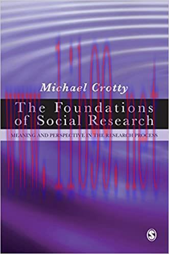 (PDF)The Foundations of Social Research: Meaning and Perspective in the Research Process