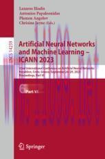 [PDF]Artificial Neural Networks and Machine Learning – ICANN 2023: 32nd International Conferenc...