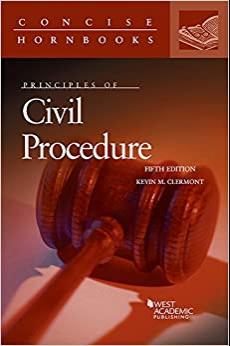(PDF)Principles of Civil Procedure (Concise Hornbook Series)