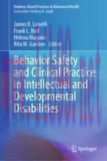 [PDF]Behavior Safety and Clinical Practice in Intellectual and Developmental Disabilities