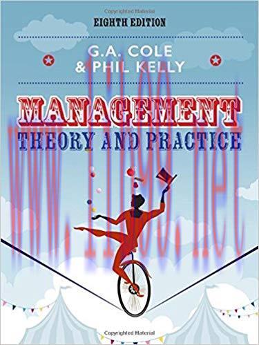 [PDF]Management Theory and Practice 8th Edition [Gerald A. Cole]