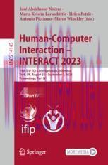 [PDF]Human-Computer Interaction – INTERACT 2023: 19th IFIP TC13 International Conference, York,...