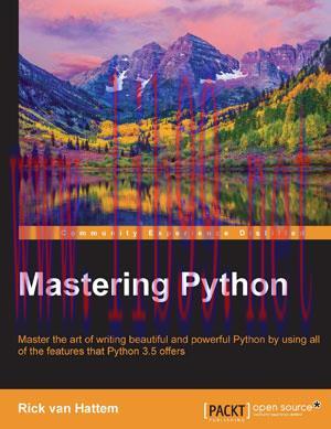 [SAIT-Ebook]Mastering Python