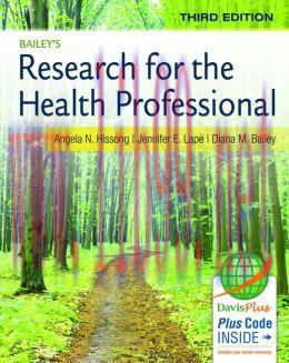 [AME]Bailey's Research for the Health Professional, 3rd Edition