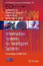 [PDF]Information Systems for Intelligent Systems: Proceedings of ISBM 2023