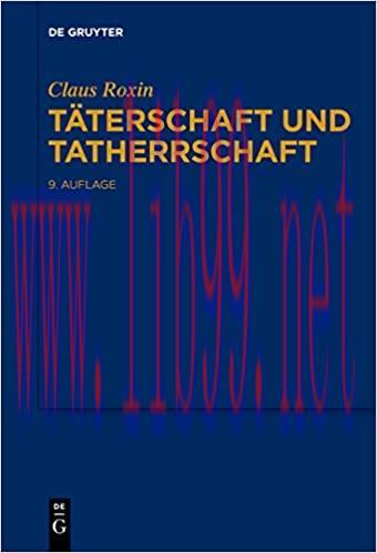 (PDF)Täterschaft und Tatherrschaft (German Edition)