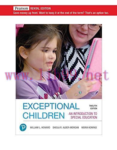 [AME]Exceptional Children: An Introduction to Special Education, 12th Edition (High Quality Ima...