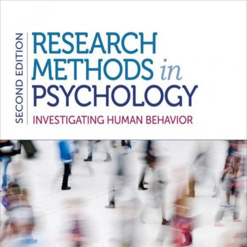 Research Methods in Psychology_ Investigating Human Behavior