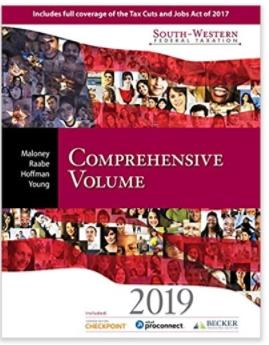 Textbank-South-Western Federal Taxation 2019 Comprehensive